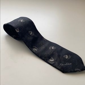 Vintage Oscar de la Renta Poly Silk Tie